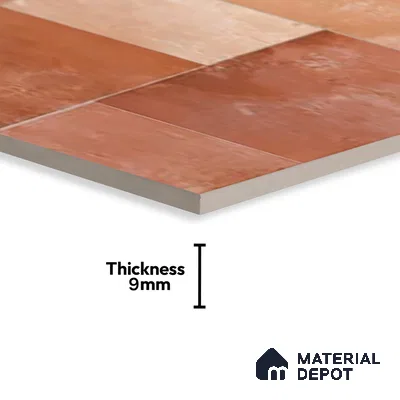 Stone Wall & Floor Tile TL 07202 D Legacy Cotto 2 ft x 4 ft Vitrified Matte Finish - 11 mm | Suitable For Living Room, Bedroom, Dining Area