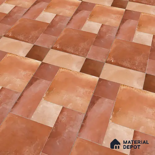 Stone Wall & Floor Tile TL 07202 D Legacy Cotto 2 ft x 4 ft Vitrified Matte Finish - 11 mm | Suitable For Living Room, Bedroom, Dining Area