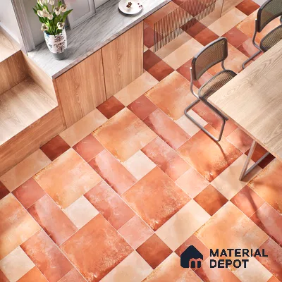 Stone Wall & Floor Tile TL 07202 D Legacy Cotto 2 ft x 4 ft Vitrified Matte Finish - 11 mm | Suitable For Living Room, Bedroom, Dining Area