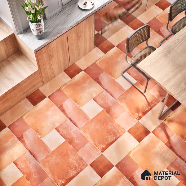 Stone Wall & Floor Tile TL 07202 D Legacy Cotto 2 ft x 4 ft Vitrified Matte Finish - 11 mm | Suitable For Living Room, Bedroom, Dining Area