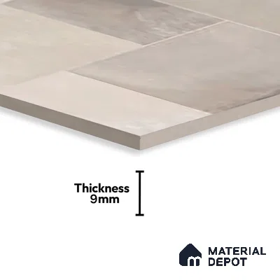 Stone Wall & Floor Tile TL 07202 Legacy Grey 2 ft x 4 ft Vitrified Matte Finish - 11 mm | Suitable For Living Room, Bedroom, Dining Area (Sample)