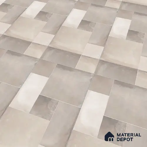 Stone Wall & Floor Tile TL 07202 Legacy Grey 2 ft x 4 ft Vitrified Matte Finish - 11 mm | Suitable For Living Room, Bedroom, Dining Area