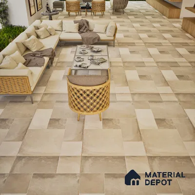 Stone Wall & Floor Tile TL 07202 Legacy Grey 2 ft x 4 ft Vitrified Matte Finish - 11 mm | Suitable For Living Room, Bedroom, Dining Area (Sample)