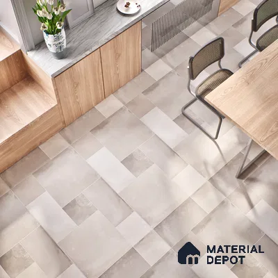 Stone Wall & Floor Tile TL 07202 Legacy Grey 2 ft x 4 ft Vitrified Matte Finish - 11 mm | Suitable For Living Room, Bedroom, Dining Area (Sample)