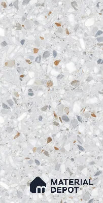 Terrazzo Floor & Wall Tile | TL 07199 Polico Sky 2 ft x 4 ft Vitrified Matte Finish - 9 mm | Suitable For Living Room, Bedroom, Bathroom (Sample)