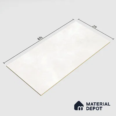 Cement Look Floor & Wall Tile TL 07194 B Artisan Crema 2 ft x 4 ft Vitrified Matte Finish - 8 mm (Sample)