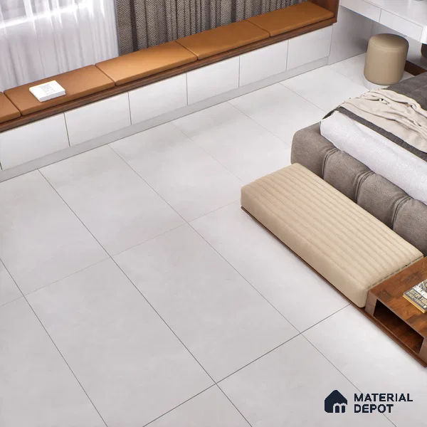 Cement Look Floor & Wall Tile TL 07194 B Artisan Crema 2 ft x 4 ft Vitrified Matte Finish - 8 mm (Sample)