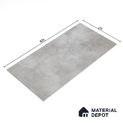 Cement Look Floor & Wall Tile TL 07194 C Artisan Gris 2 ft x 4 ft Vitrified Matte Finish - 8 mm (Sample)