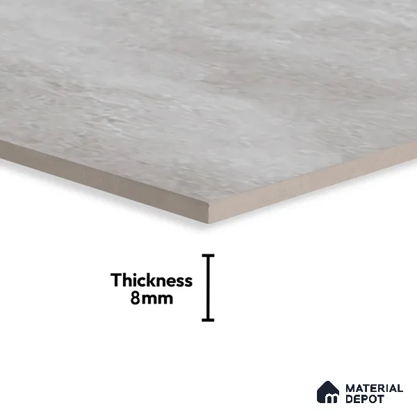 Cement Look Floor & Wall Tile TL 07194 C Artisan Gris 2 ft x 4 ft Vitrified Matte Finish - 8 mm (Sample)