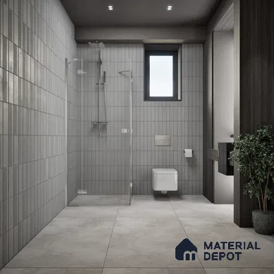 Cement Look Floor & Wall Tile TL 07194 C Artisan Gris 2 ft x 4 ft Vitrified Matte Finish - 8 mm (Sample)