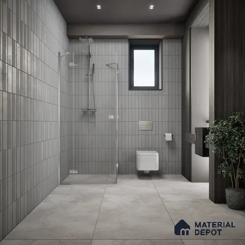 Cement Look Floor & Wall Tile TL 07194 C Artisan Gris 2 ft x 4 ft Vitrified Matte Finish - 8 mm
