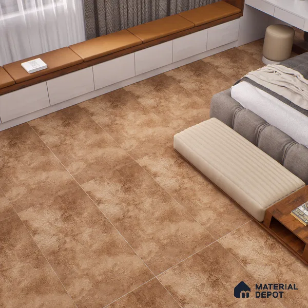 Stone Look Floor & Wall Tile TL 07194 D Artisan Moca 2 ft x 4 ft Vitrified Matte Finish - 8 mm (Sample)