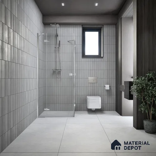 Cement Look Floor & Wall Tile TL 07194 Artisan Bianco 2 ft x 4 ft Vitrified Matte Finish - 8 mm