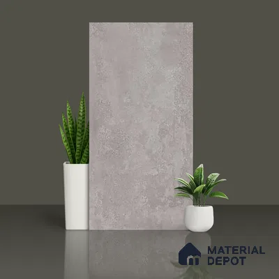 Stone Wall & Floor Tile TL 07196 C Oxy Grey 2 ft x 4 ft Vitrified Matte Finish - 9 mm | Suitable For Living Room, Bedroom, Dining Area