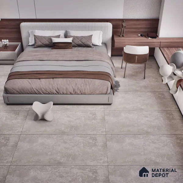 Stone Wall & Floor Tile TL 07196 D Oxy Moca 2 ft x 4 ft Vitrified Matte Finish - 9 mm | Suitable For Living Room, Bedroom, Dining Area