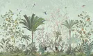 Birdsong Botanical Forest Tropical Petals Wall Mural Wallpaper | Material Depot