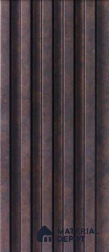 Brown Wooden Louver 4510 8 ft x 4.8 inch Charcoal Panel - 12 mm | Suitable for Feature Wall, TV Unit & Living Room | Width is Subjected to 5% Variation