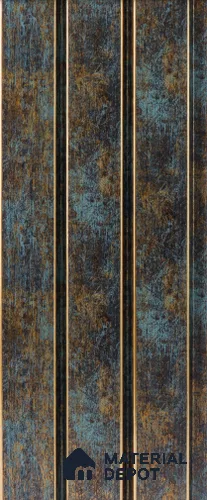 Brown Stone Louver 4704 8 ft x 4.8 inch Charcoal Panel - 12 mm | Suitable for Feature Wall, TV Unit & Living Room | Width is Subjected to 5% Variation