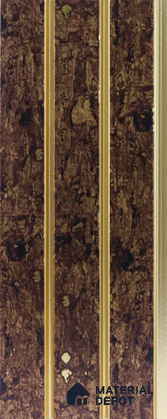 Brown Rustic Louver 4706 8 ft x 4.8 inch Charcoal Panel - 12 mm | Suitable for Feature Wall, TV Unit & Living Room | Width is Subjected to 5% Variation