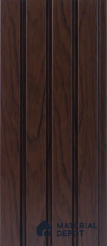 Brown Wooden Louver 4503 8 ft x 4.9 inch Charcoal Panel - 11 mm | Suitable for Feature Wall, TV Unit & Living Room | Width is Subjected to 5% Variation