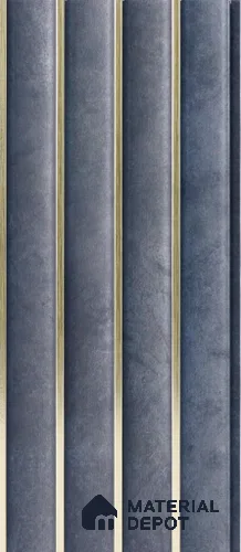 Grey Stone Louver 8520 8 ft x 4.9 inch Charcoal Panel - 12 mm | Suitable for Feature Wall, TV Unit & Living Room | Width is Subjected to 5% Variation