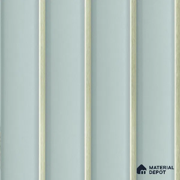 Light Blue Plain Colour Louver  8524 8 ft x 4.9 inch Charcoal Panel - 12 mm | Suitable for Feature Wall, TV Unit & Living Room | Width is Subjected to 5% Variation