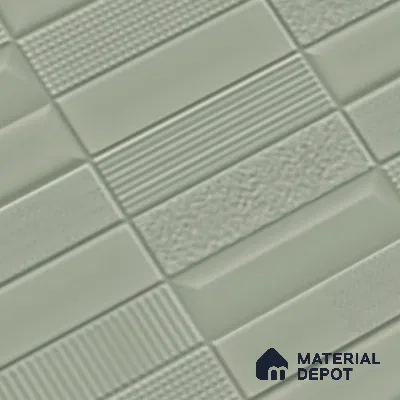 TL 00698 B Grigio Series Pattern 1 Grey Matte Finish 4 ft x 2 ft Full Body Vitrified Tile - 9 mm (Sample)