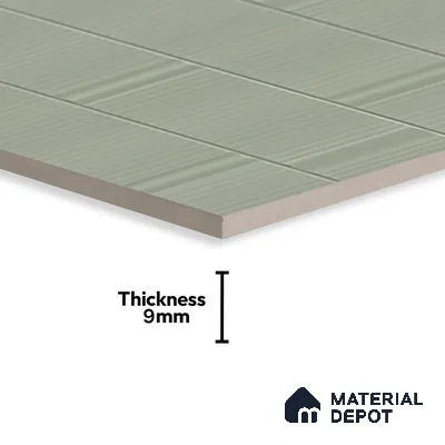 TL 00698 C Grigio Series Pattern 2 Grey Matte Finish 4 ft x 2 ft Full Body Vitrified Tile - 9 mm (Sample)
