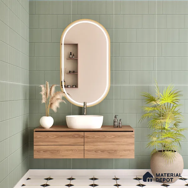 TL 00698 C Grigio Series Pattern 2 Grey Matte Finish 4 ft x 2 ft Full Body Vitrified Tile - 9 mm (Sample)