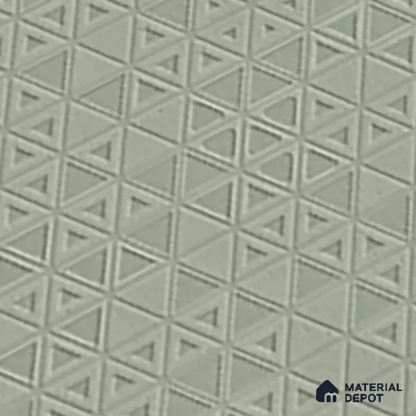 TL 00698 D Grigio Series Pattern 3 Grey Matte Finish 4 ft x 2 ft Full Body Vitrified Tile - 9 mm (Sample)