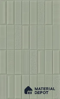 TL 00698 E Grigio Series Pattern 5 Grey Chrome Finish 4 ft x 2 ft Full Body Vitrified Tile - 9 mm (Sample)