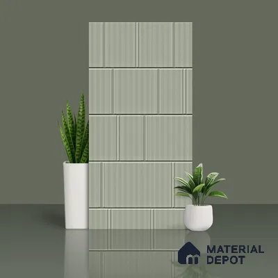 TL 00698 F Grigio Series Pattern 6 Grey Chrome Finish 4 ft x 2 ft Full Body Vitrified Tile - 9 mm (Sample)