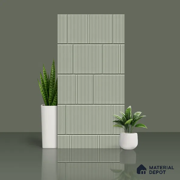 TL 00698 F Grigio Series Pattern 6 Grey Chrome Finish 4 ft x 2 ft Full Body Vitrified Tile - 9 mm (Sample)