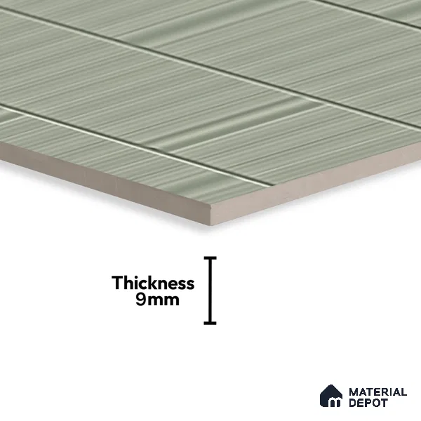 TL 00698 F Grigio Series Pattern 6 Grey Chrome Finish 4 ft x 2 ft Full Body Vitrified Tile - 9 mm (Sample)