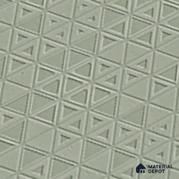 TL 00698 G Grigio Series Pattern 7 Grey Chrome Finish 4 ft x 2 ft Full Body Vitrified Tile - 9 mm (Sample)