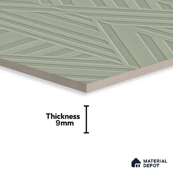 TL 00698 H Grigio Series Pattern 8 Grey Chrome Finish 4 ft x 2 ft Full Body Vitrified Tile - 9 mm (Sample)