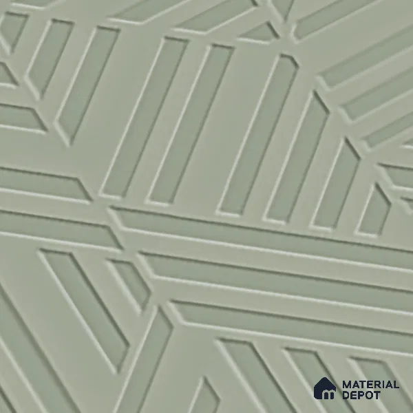 TL 00698 H Grigio Series Pattern 8 Grey Chrome Finish 4 ft x 2 ft Full Body Vitrified Tile - 9 mm (Sample)