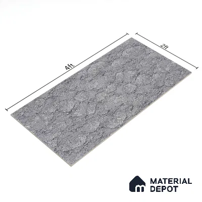TL 00684 Gris 4 ft x 2 ft Double Charge Vitrified Wall Tile - 9 mm (Sample)
