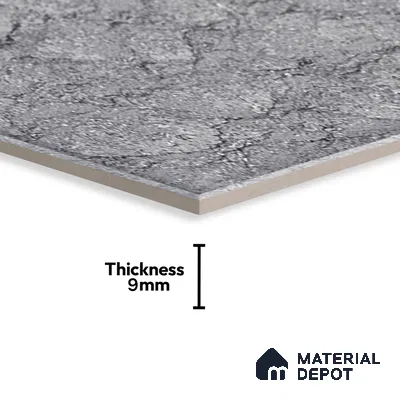 TL 00684 Gris 4 ft x 2 ft Double Charge Vitrified Wall Tile - 9 mm (Sample)