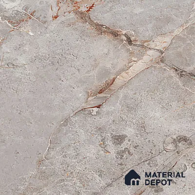 Marble Floor & Wall Tile | TL 00685 Gris Glossy Finish 4 ft x 2 ft Vitrified Tile - 9 mm | Suitable For Living Room, Bedroom, Dining Area