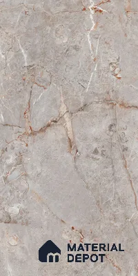 Marble Floor & Wall Tile | TL 00685 Gris Glossy Finish 4 ft x 2 ft Vitrified Tile - 9 mm | Suitable For Living Room, Bedroom, Dining Area