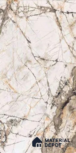 TL 00952 Grisial White 1200x600 mm High Gloss Finish Vitrified Floor & Wall Tile - 9 mm | Image 1