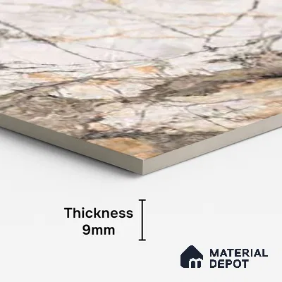 TL 00952 Grisial White 1200x600 mm High Gloss Finish Vitrified Floor & Wall Tile - 9 mm