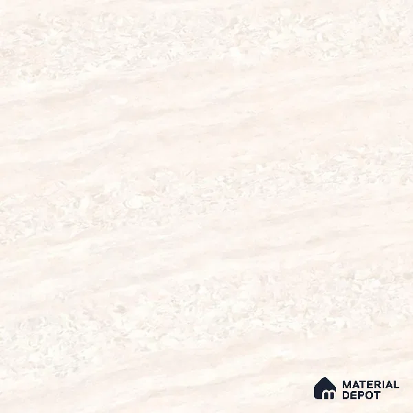 Marble Floor & Wall Tile TL 04551 Arizona White 4 ft x 2 ft Glossy Finish Double Charge Vitrified Tile - 9 mm