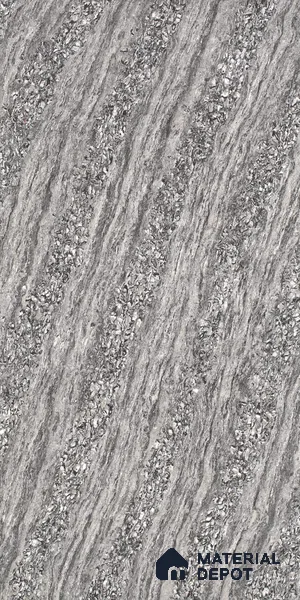 Marble Floor & Wall Double Charge Tile | TL 05557 B Arizona Ash 4 ft x 2 ft Glossy Finish Vitrified Tile | Suitable For Living Room, Bedroom, Kitchen