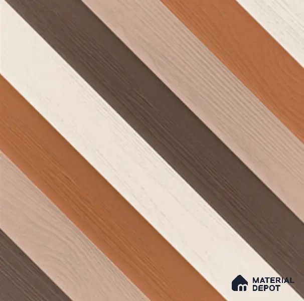 TL 01589 Brown & White 16 x 16 inch Matte Finish Vitrified Parking Floor Tile - 12 mm | Pattern Alignment May Vary | 2-3 mm Spacer is Mandatory