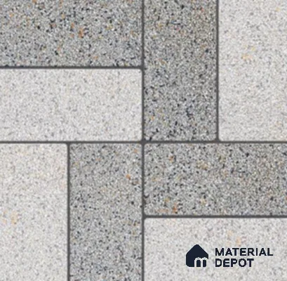 TL 01606 Grayscale Grey 16 x 16 inch Matte Finish Vitrified Parking Floor Tile - 12 mm | Pattern Alignment May Vary | 2-3 mm Spacer is Mandatory