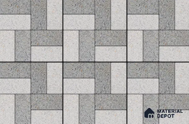 TL 01606 Grayscale Grey 16 x 16 inch Matte Finish Vitrified Parking Floor Tile - 12 mm | Pattern Alignment May Vary | 2-3 mm Spacer is Mandatory