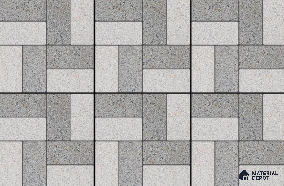 TL 01606 Grayscale Grey 16 x 16 inch Matte Finish Vitrified Parking Floor Tile - 12 mm | Pattern Alignment May Vary | 2-3 mm Spacer is Mandatory
