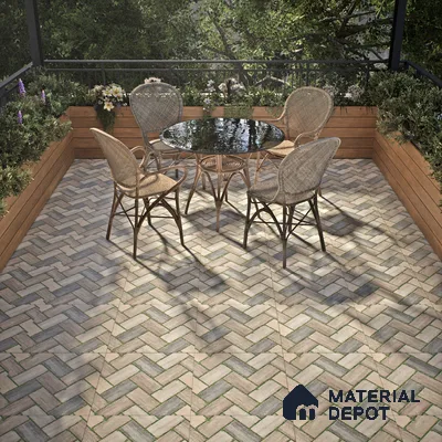 TL 01606 Grayscale Grey 16 x 16 inch Matte Finish Vitrified Parking Floor Tile - 12 mm | Pattern Alignment May Vary | 2-3 mm Spacer is Mandatory